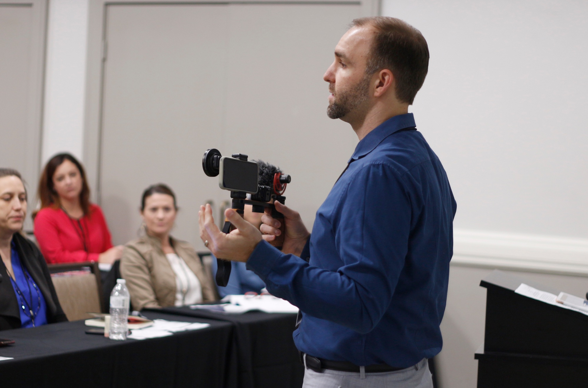 Frank Brennan presenting